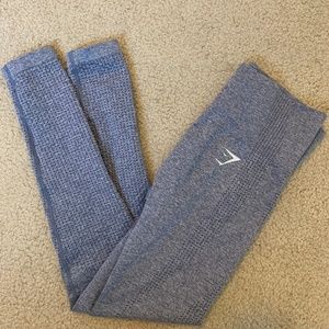 Gymshark steel blue marl leggings